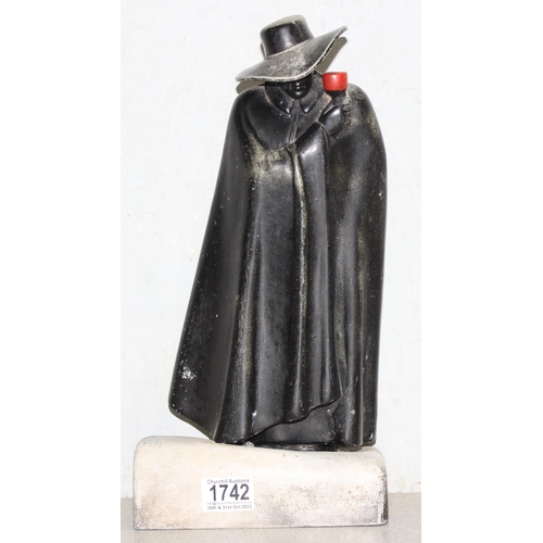 1742 - Sandeman Port advertising figure 'The Don', signed McCloud, approx 37cm tall