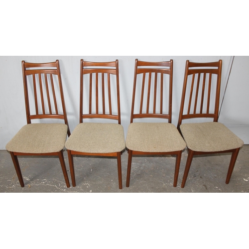 81 - A matched set of 6 retro dining chairs