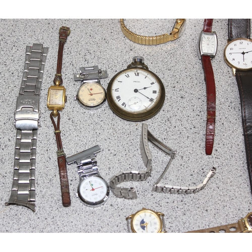 1311 - Qty of assorted vintage a later watches etc