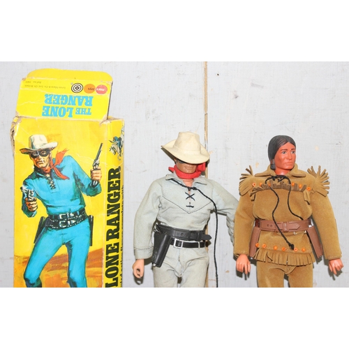 1559 - Vintage children's toys to include a Boxed 'Lone Ranger', Trigger and Tonto