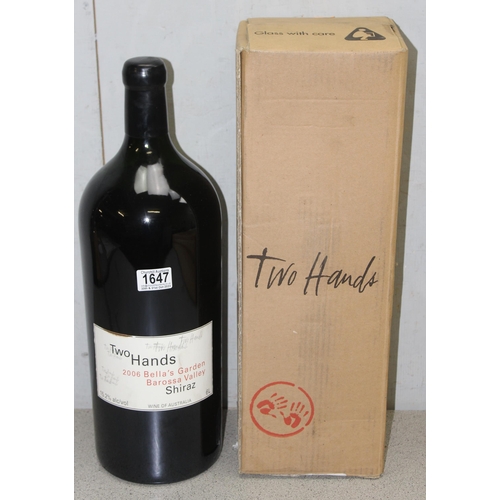 1647 - A 6 litre bottle of 2006 Two Hands Bella's Garden Barossa Valley Australian Shiraz