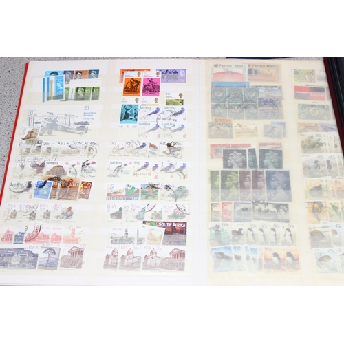 510 - Large qty of stamps in 10 albums containing GB, rest of the world, mainly 20th century