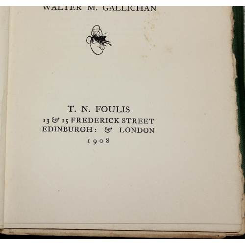 734 - 1908 copy of 'The trout waters of England' by Walter M. Gallichan and a Hardy Bros LTD of Alnwick fl... 