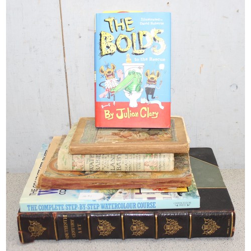 539 - A large qty of assorted books to incl 'The Bolds' by Julian Clary, signed