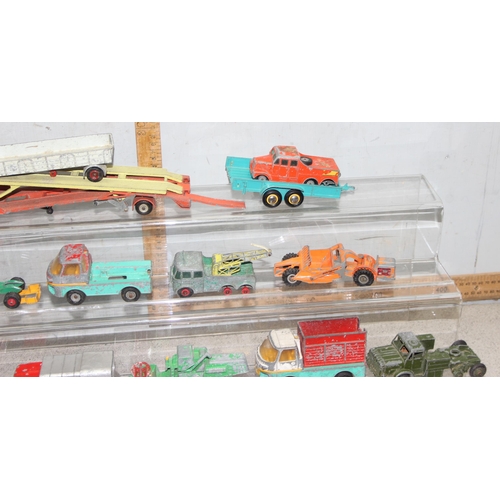 1520 - Large qty of vintage toy vehicles to incl Dinky, Matchbox and Corgi etc