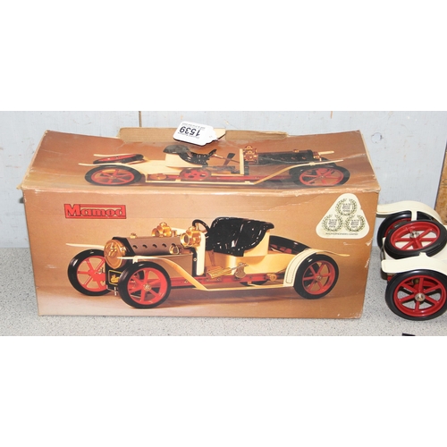 1539 - Vintage Mamod Steam Roadster car with original box