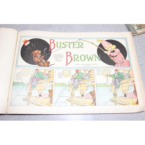 515 - 2 rare antique comic books, 'Foxy Grandpa' and Buster Brown's Amusing Capers c.1900-1910