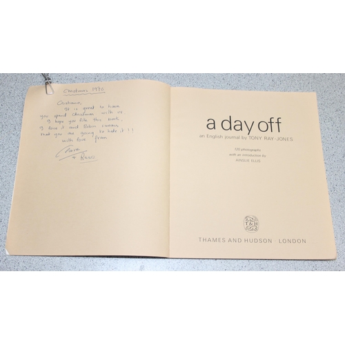 516 - 1st edition (1974) of 'A Day Off' by Tony Ray-Jones, containing 120 candid photographic illustration... 