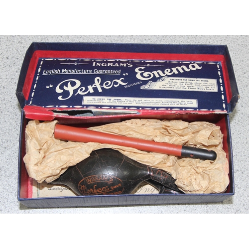 653 - Boxed vintage Perfex Enema kit