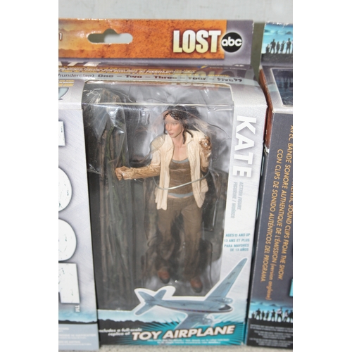 1547 - 2 boxed Lost character models incl Kate and Charlie