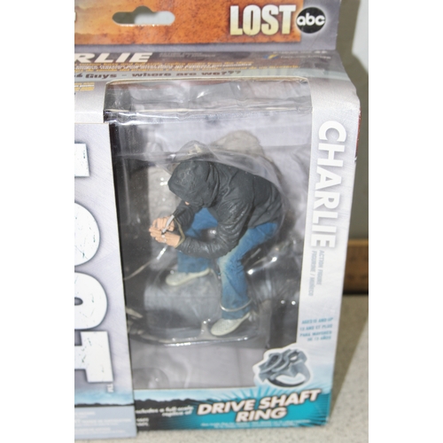 1547 - 2 boxed Lost character models incl Kate and Charlie