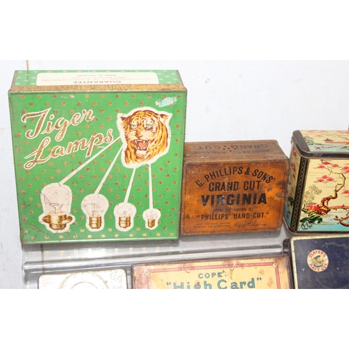 1759 - A large qty of vintage advertising tins, packets, and boxes etc