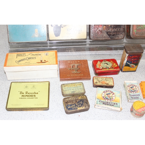 1759 - A large qty of vintage advertising tins, packets, and boxes etc