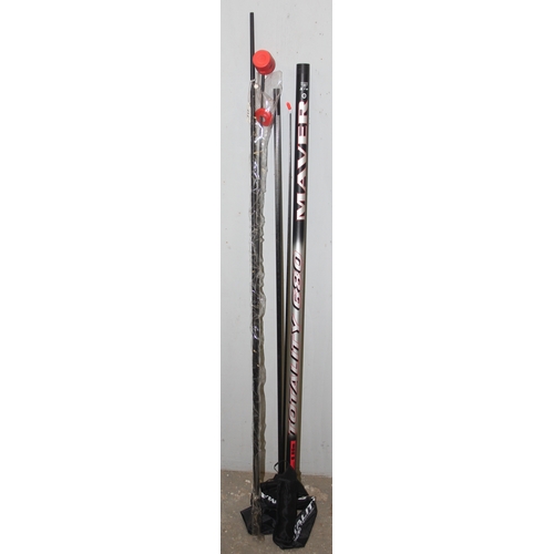 717 - Maver 680 fishing poles with extra extensions (2 of 2 in the sale)