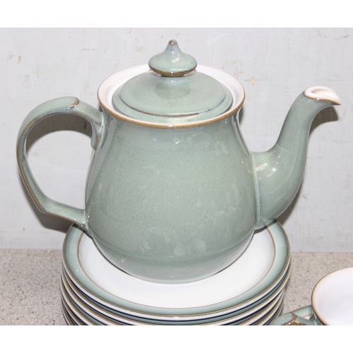 1780 - Part retro Denby tea set, harlequin coloured 6-piece tea and cake set and other retro ceramics