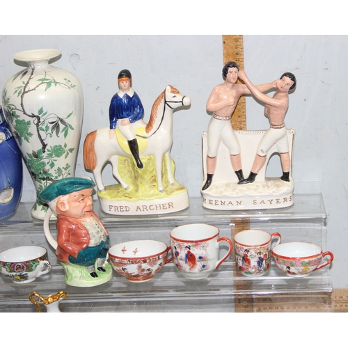 1788 - Large qty of mixed antique and later china, to incl Clarice Cliff & Alfred B. Pearce of London cabin... 