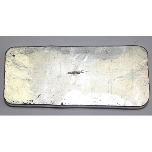 1261 - A Royal Mint 500g cast silver bar or ingot, made from .999 pure silver