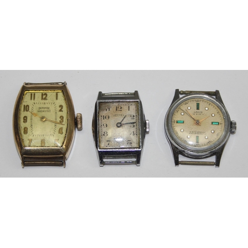 1310 - 4 vintage watches to inc Benrus, Lanta, Vertex & Ingraham Brewster