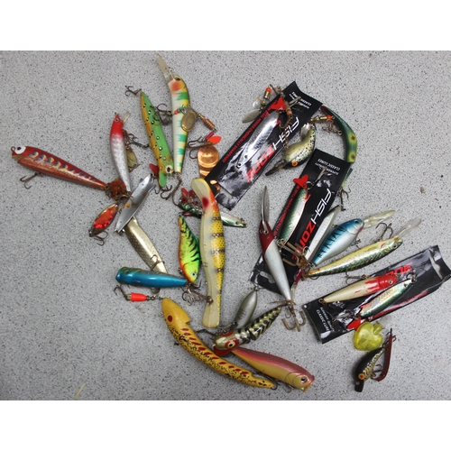 744 - Box of course fishing lures/spinners