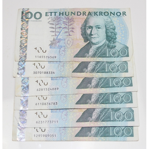 1228 - Qty of mixed Scandinavian banknotes