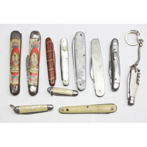 1465 - 11 assorted vintage penknives to inc examples by Viners of Sheffield, Eye Witness, Richards etc