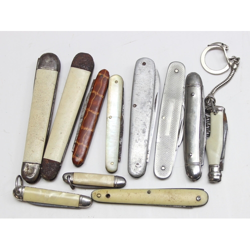 1465 - 11 assorted vintage penknives to inc examples by Viners of Sheffield, Eye Witness, Richards etc