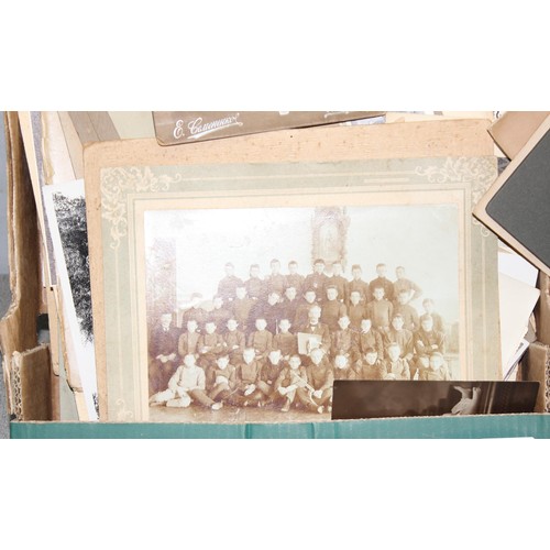 530 - 2 boxes of antique and vintage photographs