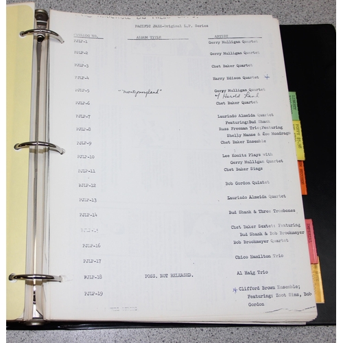 519 - Qty of 1960s and later film cast and crew lists, and a folder with 'United Artists' record catalogue... 