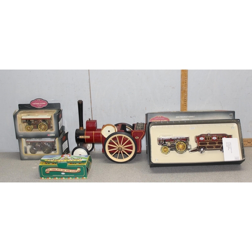 1500 - Scratch-built steam engine, 3 x Corgi Vintage Glory of Steam diecast scale replicas in boxes and a F... 