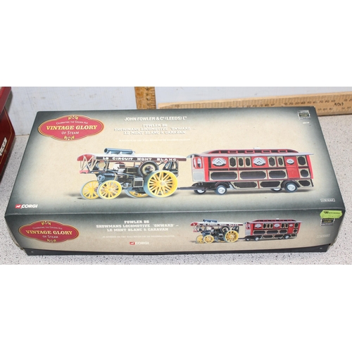 1500 - Scratch-built steam engine, 3 x Corgi Vintage Glory of Steam diecast scale replicas in boxes and a F... 