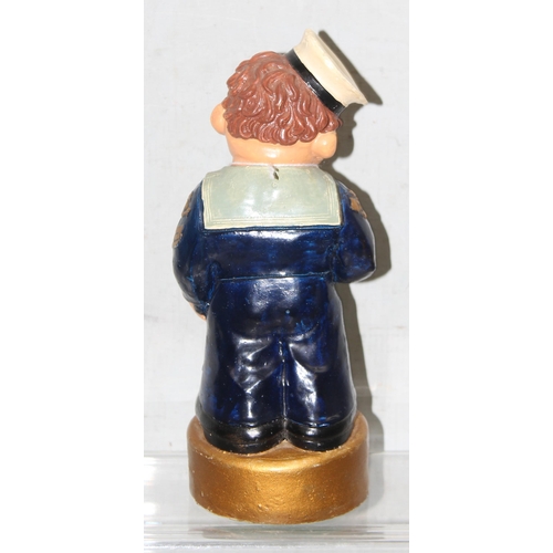 1739 - Unusual vintage model of a drunken sailor approx. 21cm tall