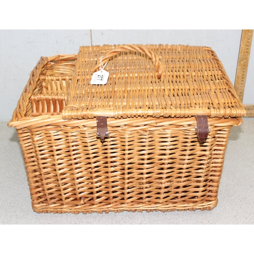 277 - A vintage picnic basket and contents by Optima