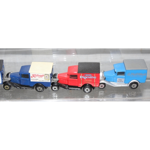 1521 - Qty of toy vehicles to incl Corgi, and some advertising vans/trucks