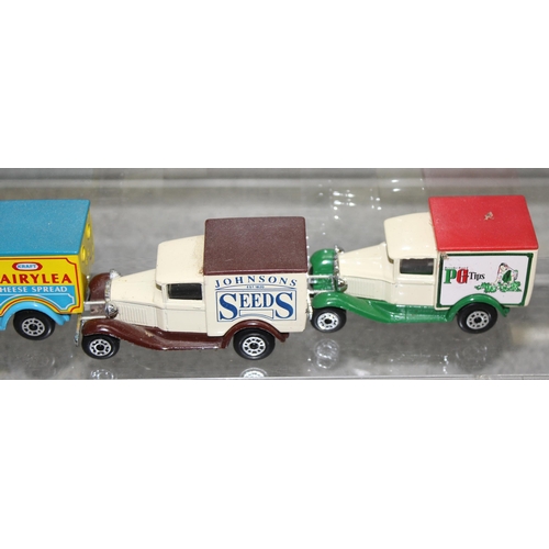 1521 - Qty of toy vehicles to incl Corgi, and some advertising vans/trucks