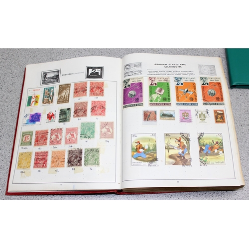 512 - 5 vintage albums of mixed world stamps