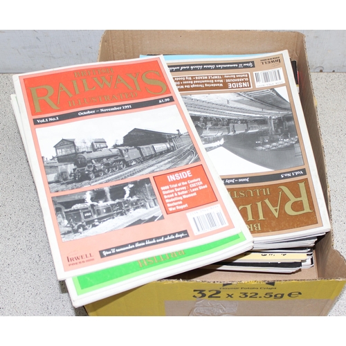 516 - 40 Illustrated railway magazines to include some years between 1991 - 2004