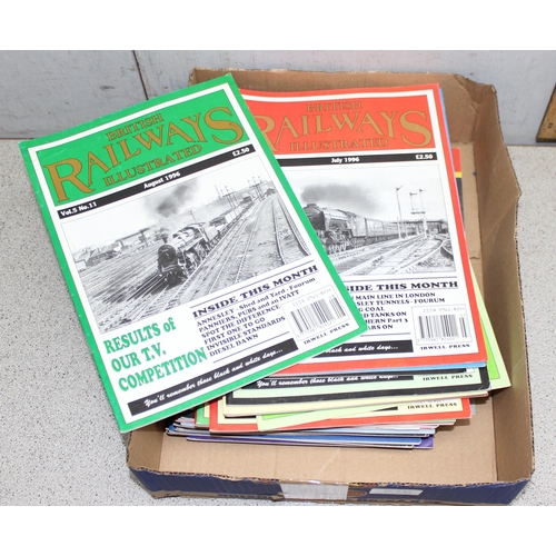 519 - 35 Illustrated railway magazines to include some years between 1996 - 2009