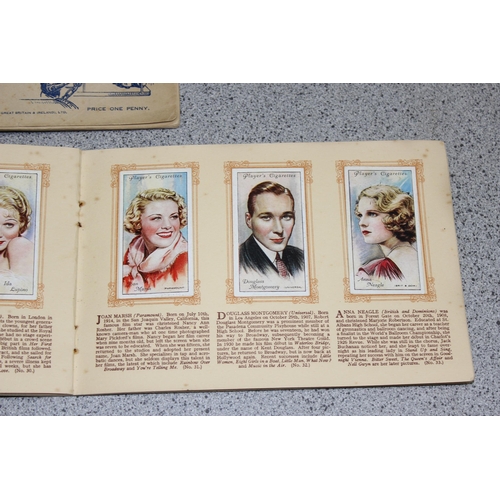 530 - 14 vintage cigarette card albums and contents