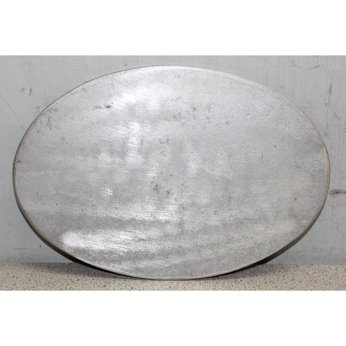 717 - A cast aluminium commemorative plaque for the 125th anniversary of Paddington Station limited editio... 