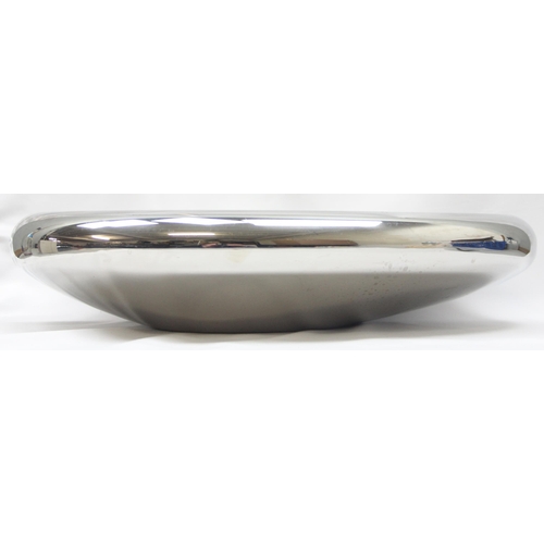 1047 - Alessi of Italy, an unusual retro style double walled silver plate fruit bowl, approx 47cm wide