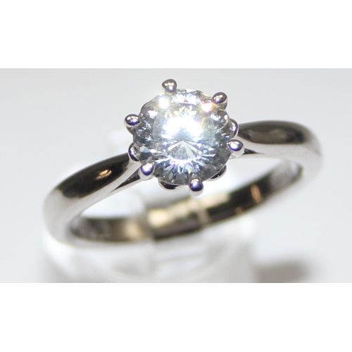 2159 - 3 assorted 925 silver dress rings, various designs but mainly with large white stones, all approx si... 