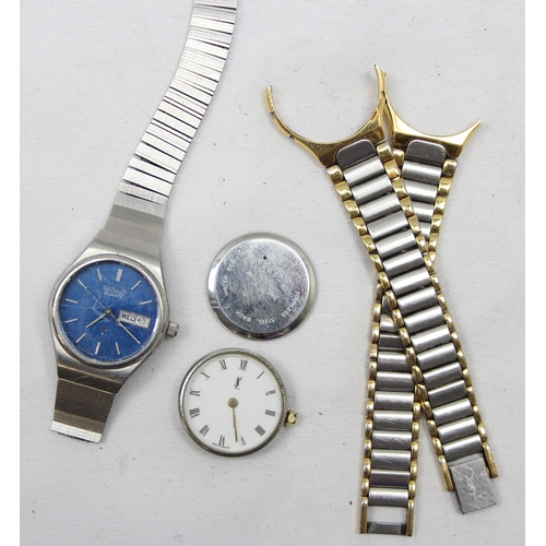 1304 - Qty of assorted watches to inc Raymond Weil, ladies Seiko, one marked Yves Saint Lauren with broken ... 