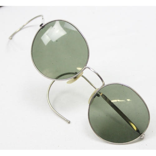 1417 - A boxed pair of Mk VIII 22c/961 RAF Aircrew sunglasses in original case