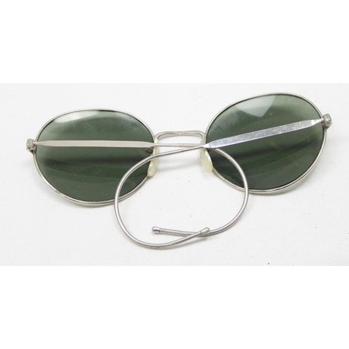 1417 - A boxed pair of Mk VIII 22c/961 RAF Aircrew sunglasses in original case