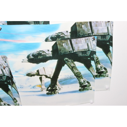 456 - 9 x Star Wars Imperial Walkers posters, approx 61cm x 42cm