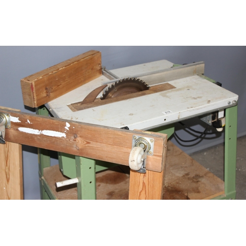 819 - Combi HS 315 table saw and homemade dolly