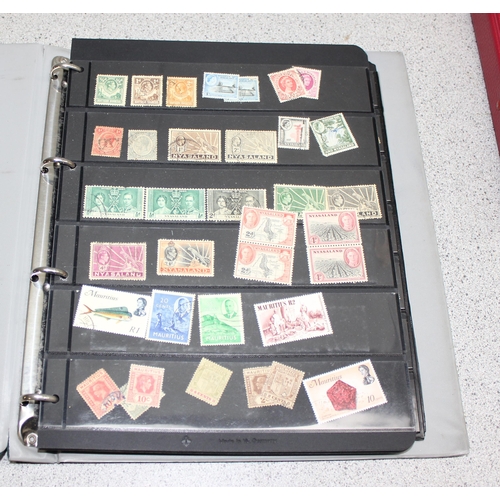 533 - 2 albums with contents, GB first day covers and stamps