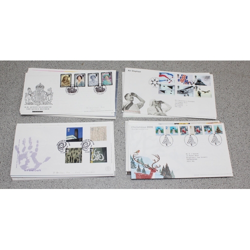 542 - Stamps - GB FDCs year 2000+ plus some minisheets