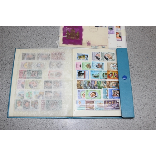 543 - Stamps - Commonwealth Royalty, 16 page stockbook