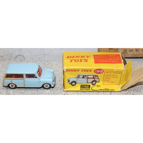 1546 - A vintage Dinky Toys 199 Austin Seven Countryman, blue, in original box